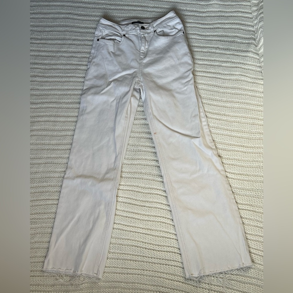 Sincerely Jules, White/Cream Denim Pants, Size 1